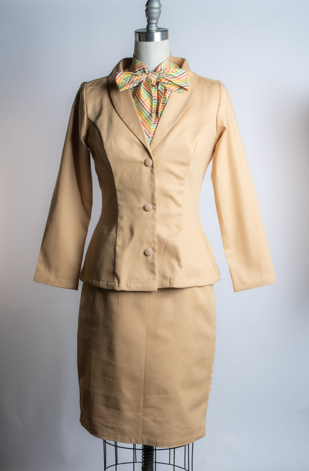 Made-To-Order: Working Girl Blazer- Canvas, Butterscotch - Heart of Haute