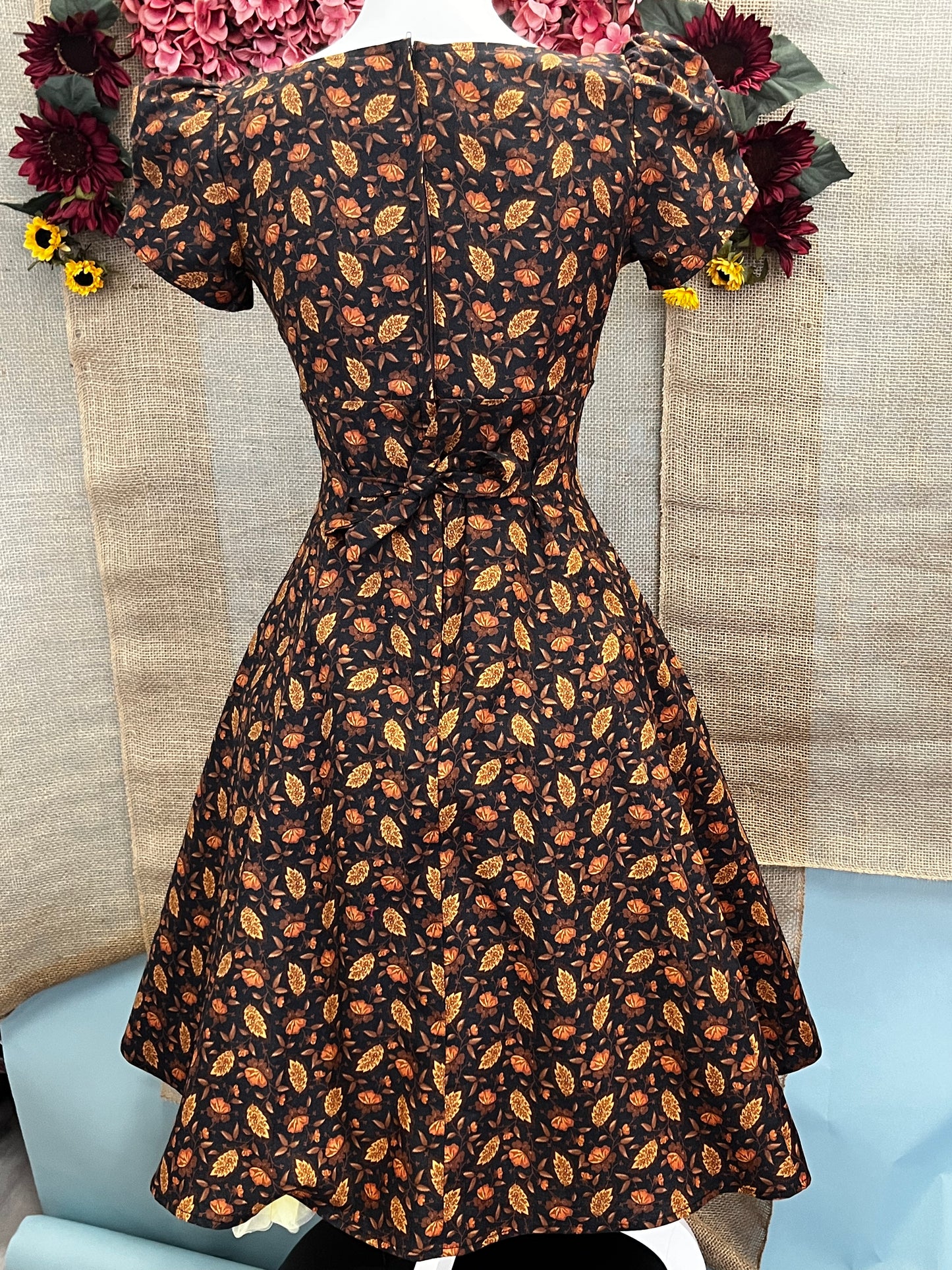 Bree Dress - Chocolate Brown Paisley *sale