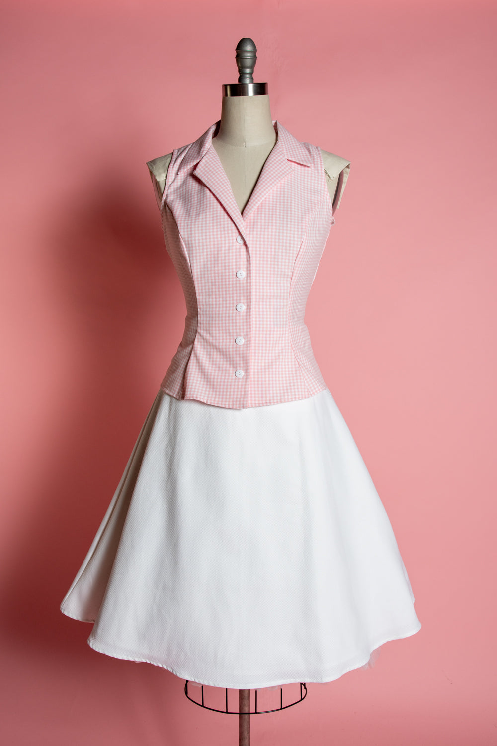 A-line Skirt - White Pique *sale