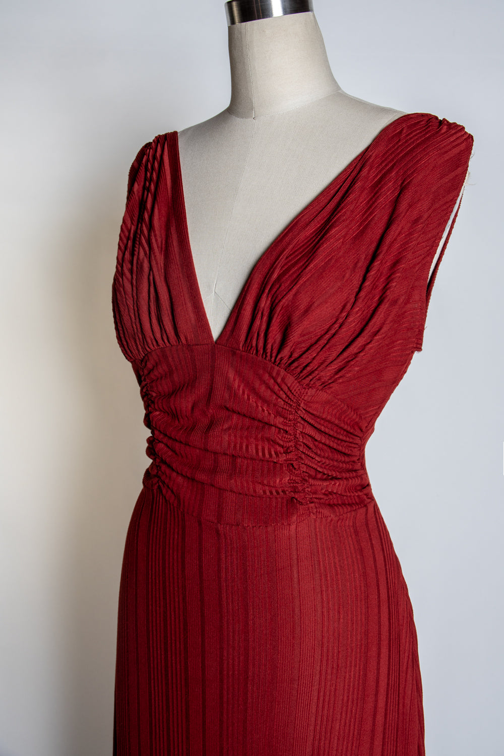 Formal Athena Gown Dress - Brick Rib Knit *sale