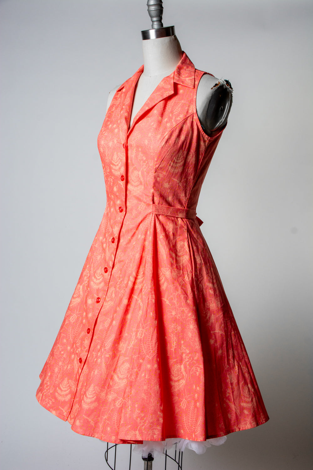 Betty Lou Dress - Nature Walk, Coral *sale