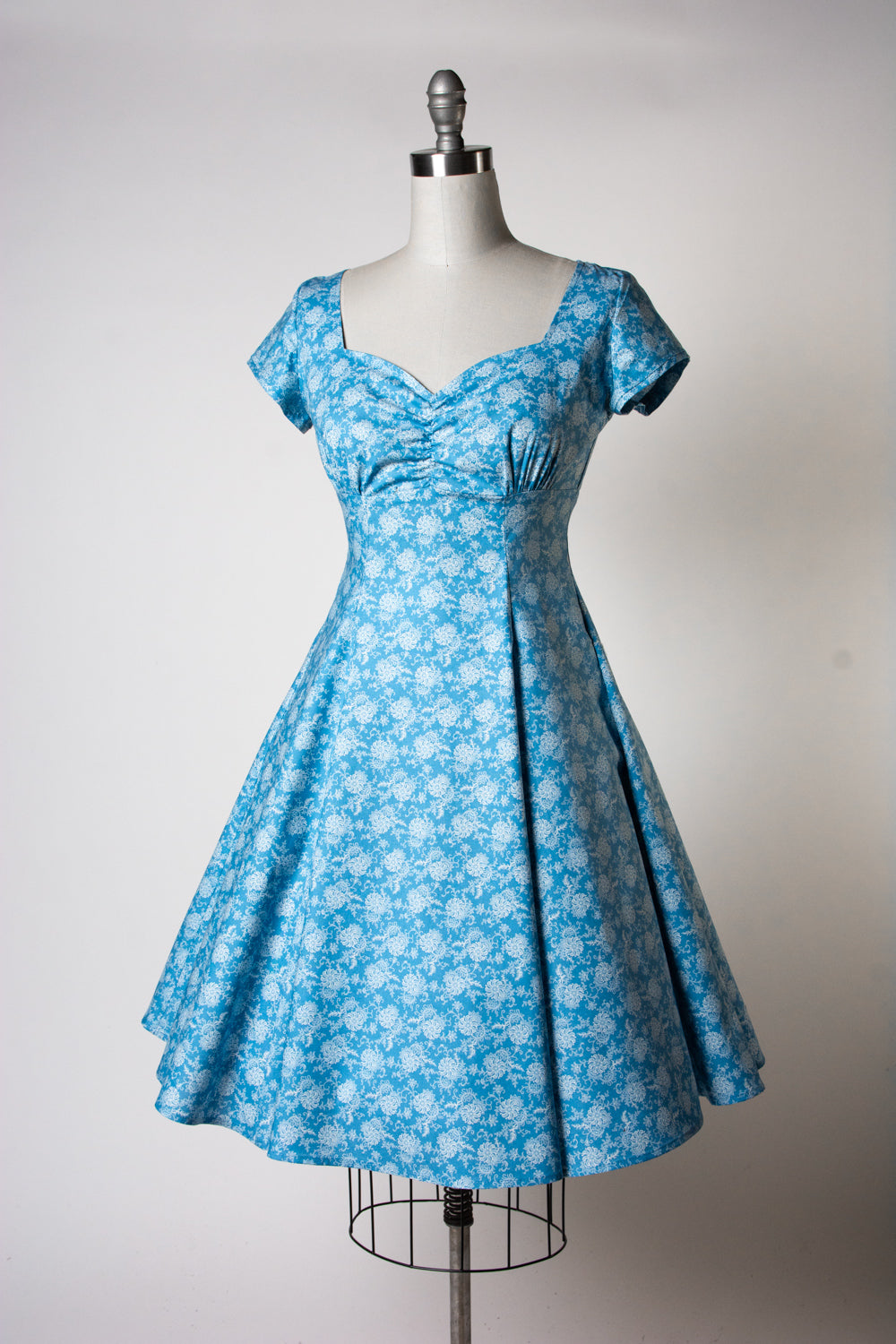 Bianca Dress - Lacy Blue