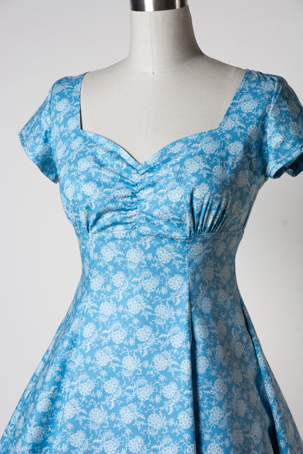 Bianca Dress - Lacy Blue