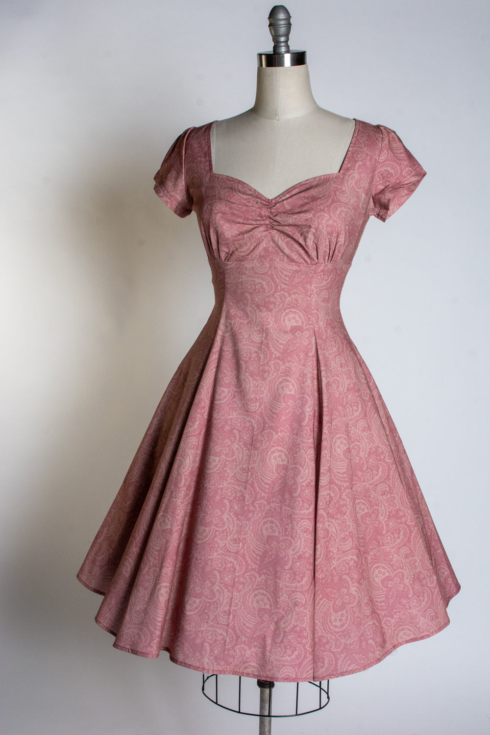 Bianca Dress - Tonal Paisley, Blush *sale