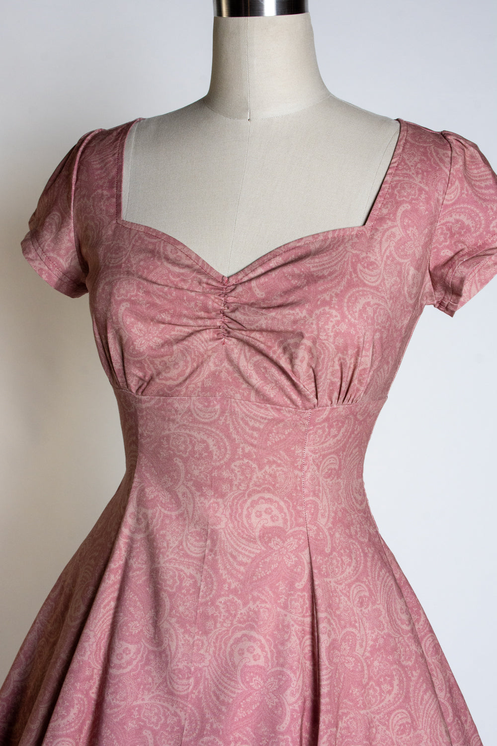 Bianca Dress - Tonal Paisley, Blush *sale
