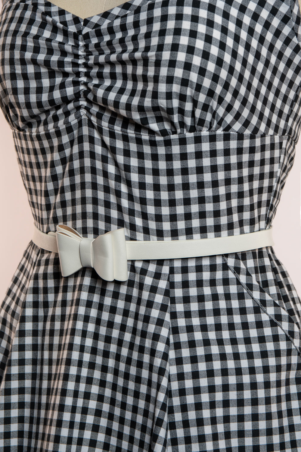 Bow Belt - White