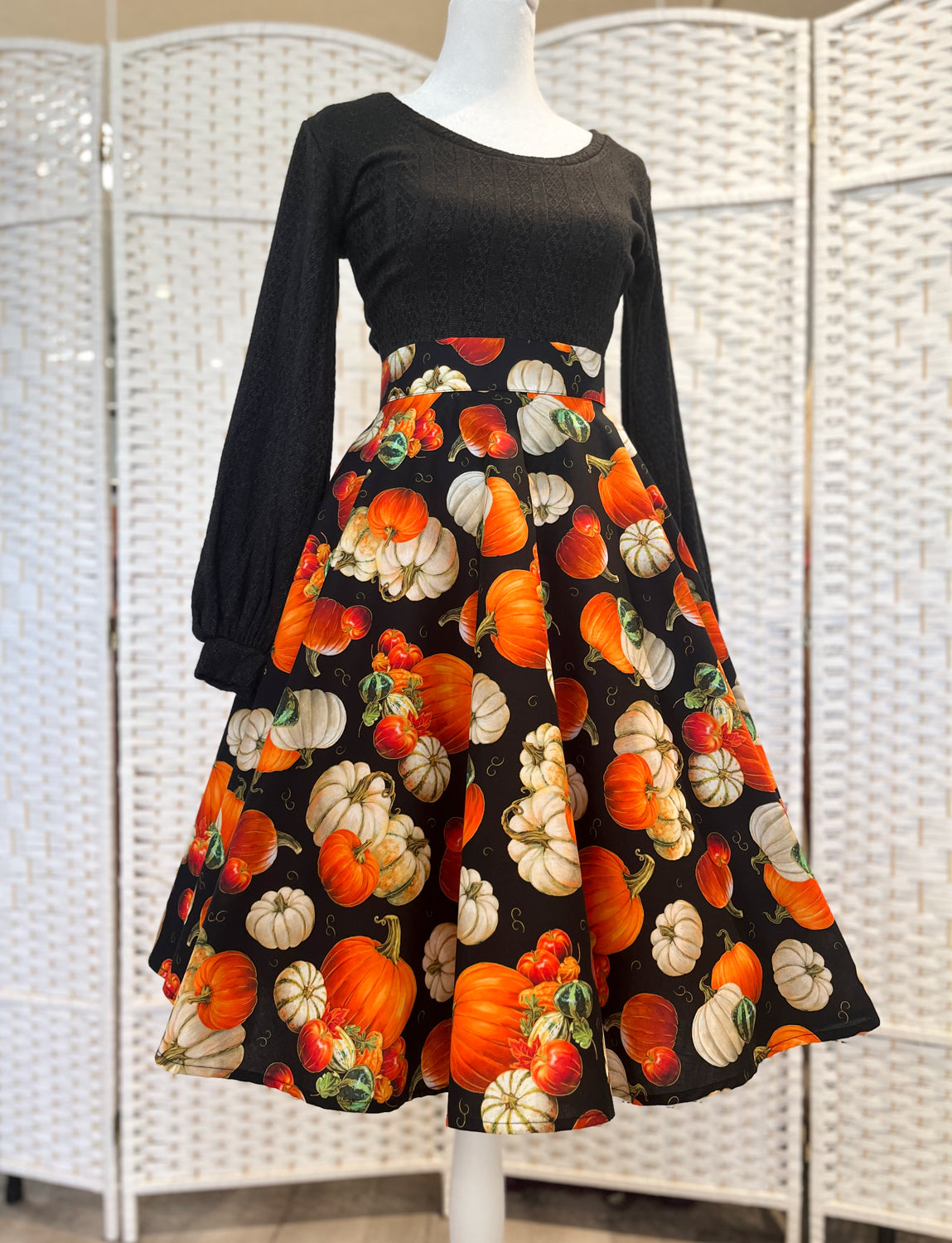 Circle Skirt - Pumpkins *sale