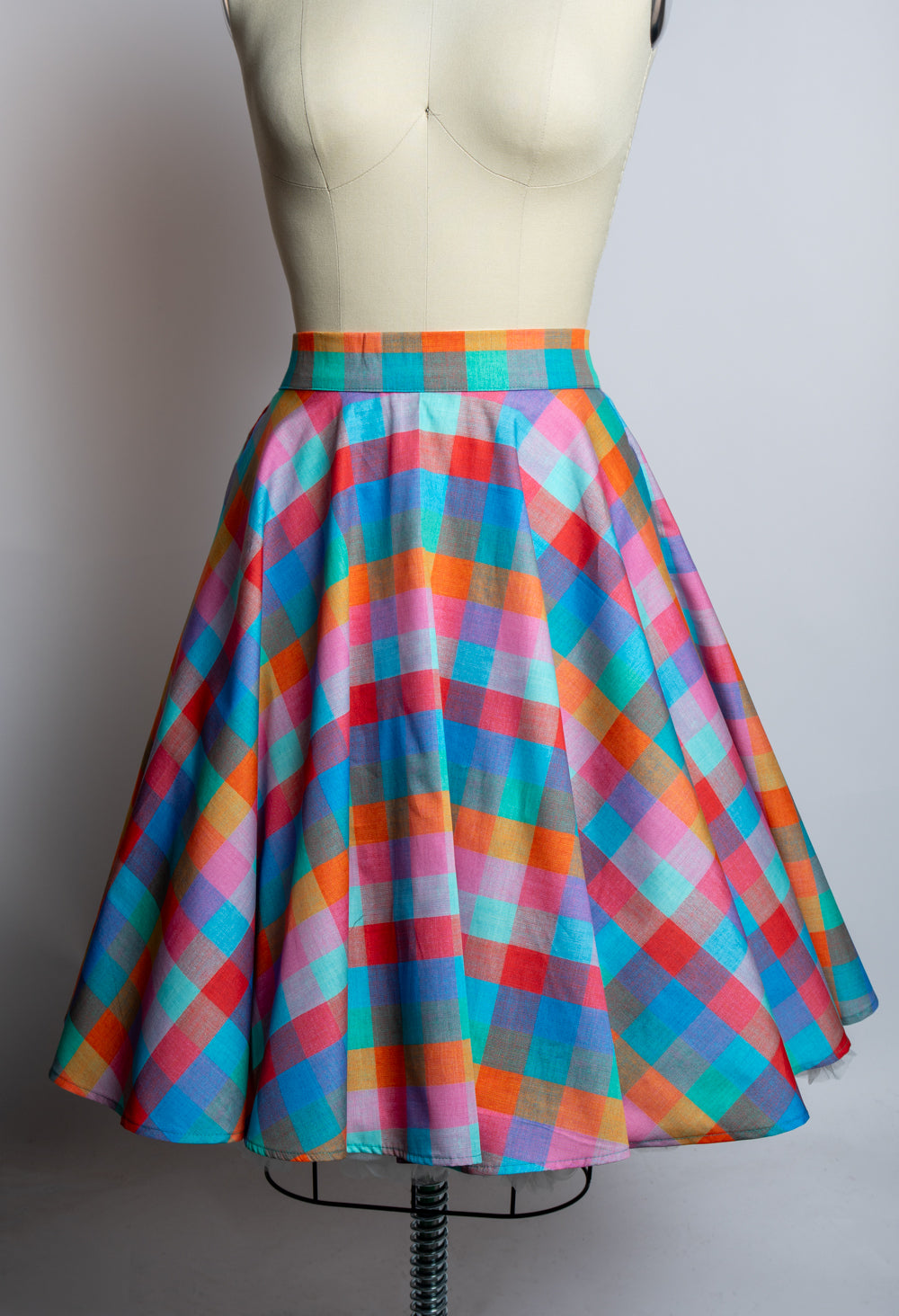 Circle Skirt - Rainbow Sherbet - Heart of Haute
