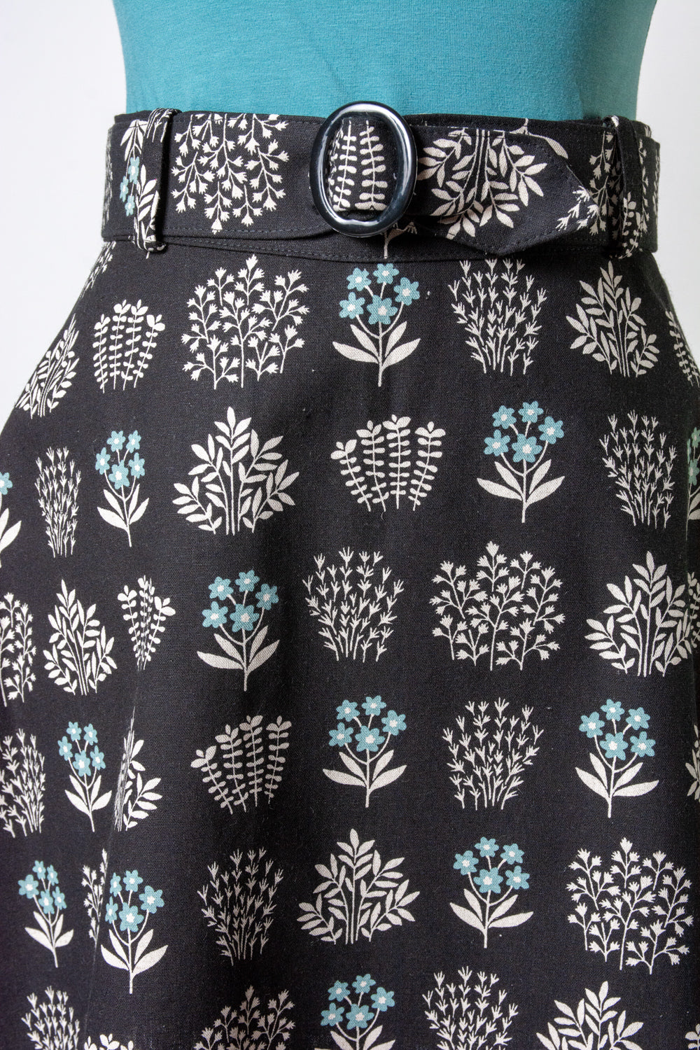 Coco Mini Skirt - Forget Me Not Canvas