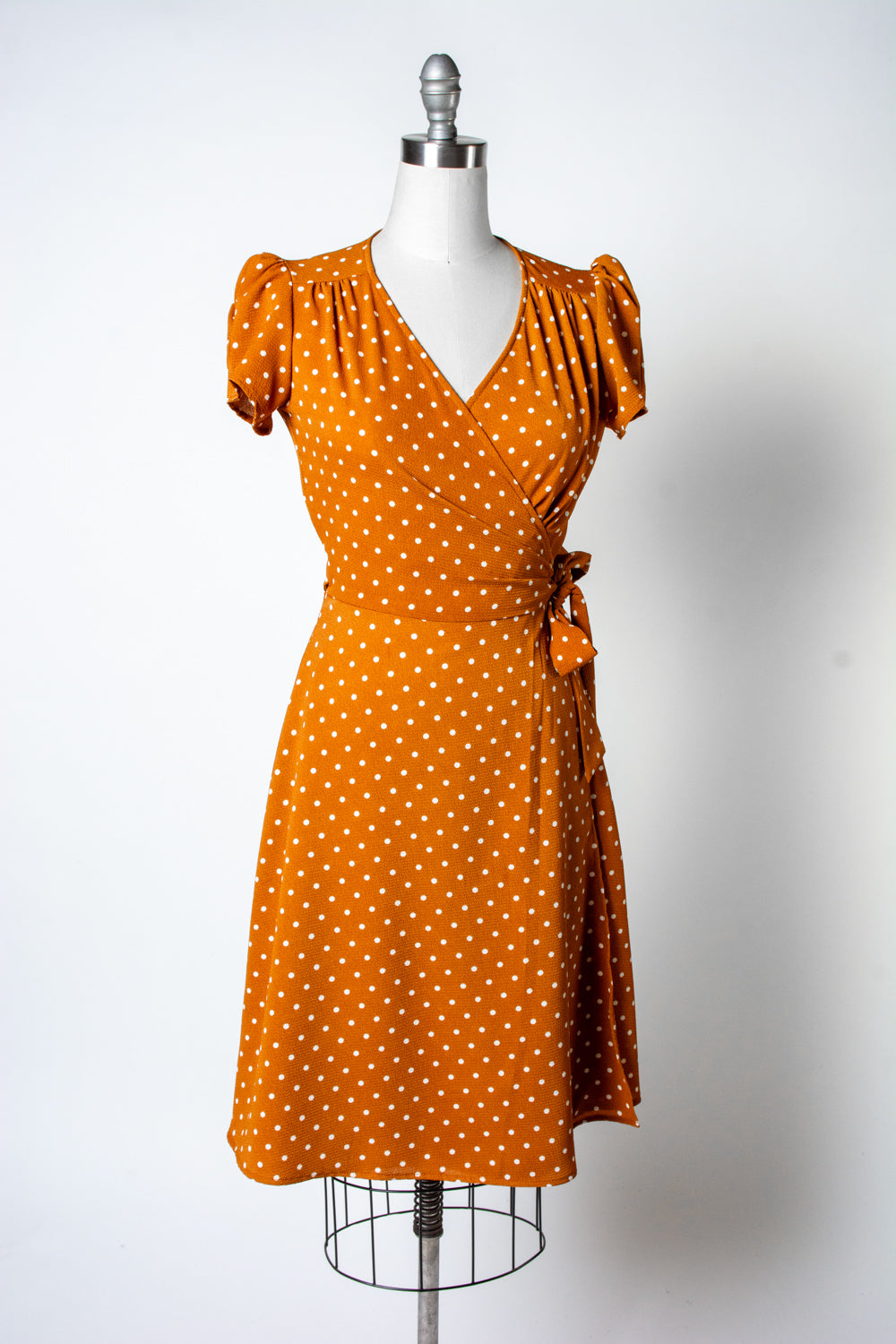 Rayleine Dress- Mustard Dot *sale