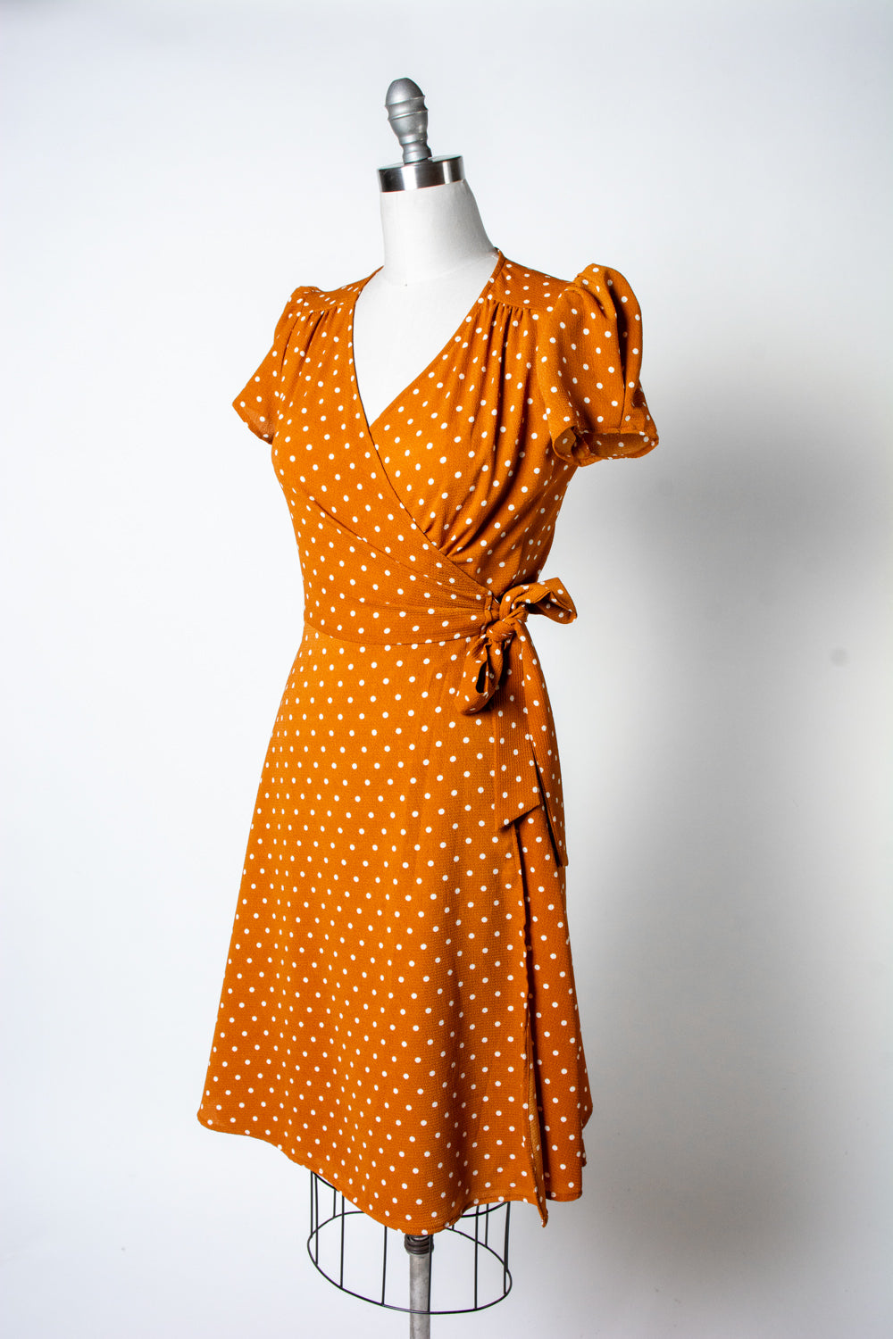 Rayleine Dress- Mustard Dot *sale