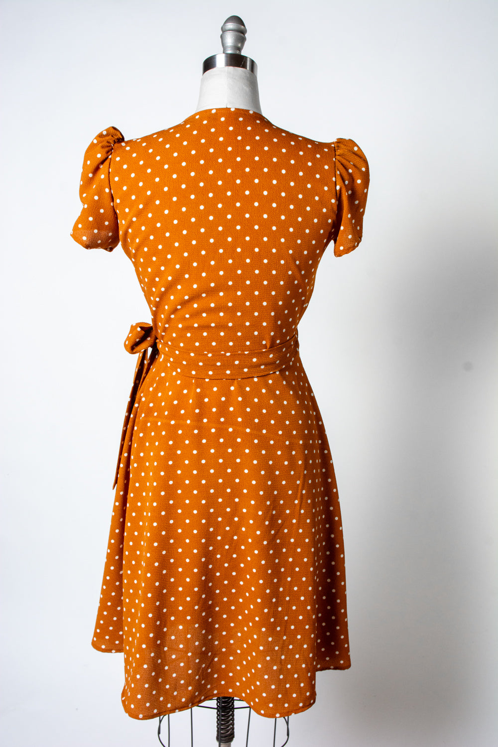 Rayleine Dress- Mustard Dot