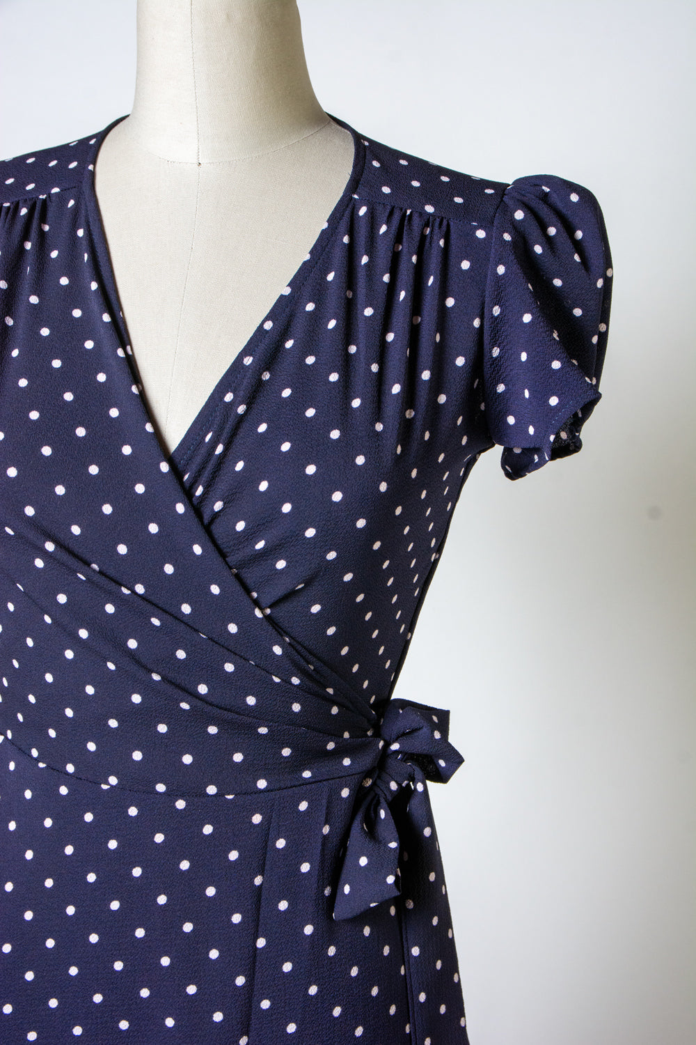 Rayleine Dress- Navy Dot