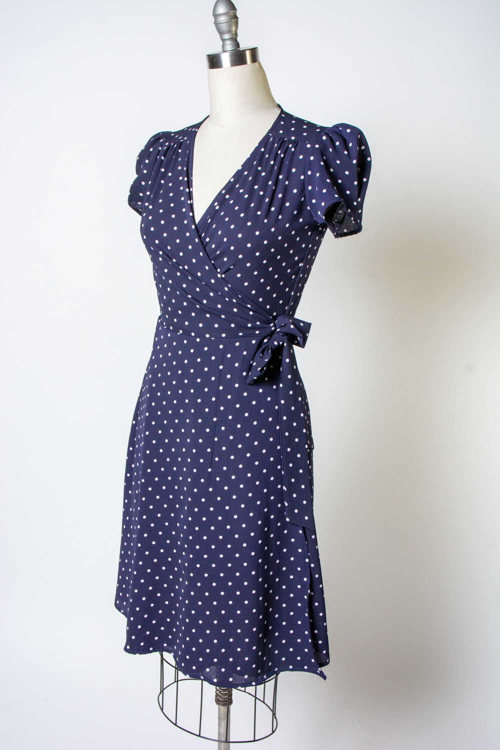 Rayleine Dress- Navy Dot