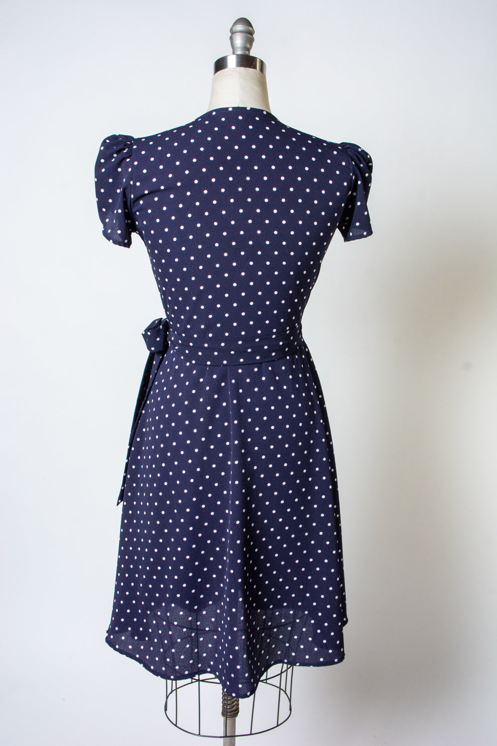 Rayleine Dress- Navy Dot