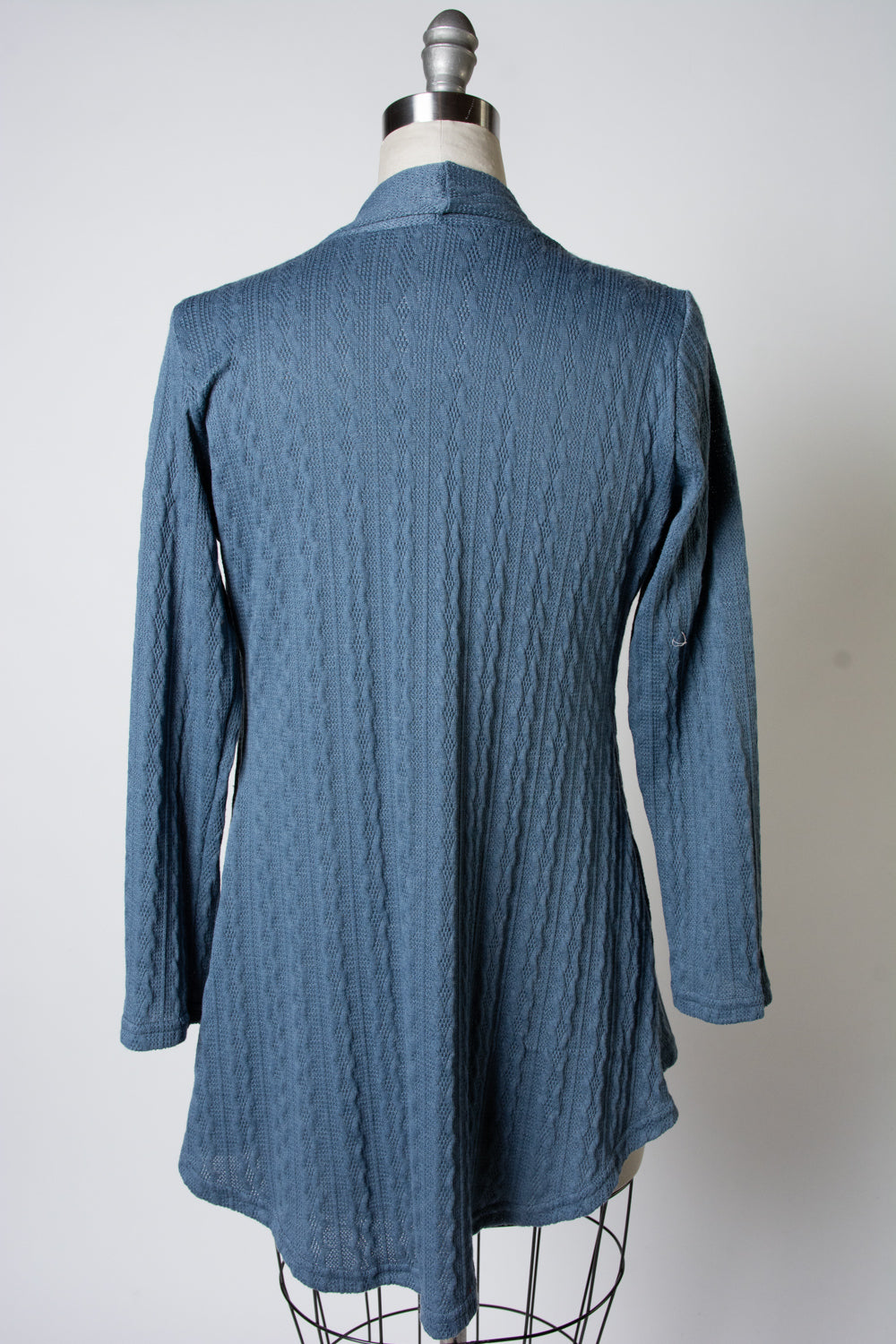 Dreamy Duster - Cable Knit, Denim