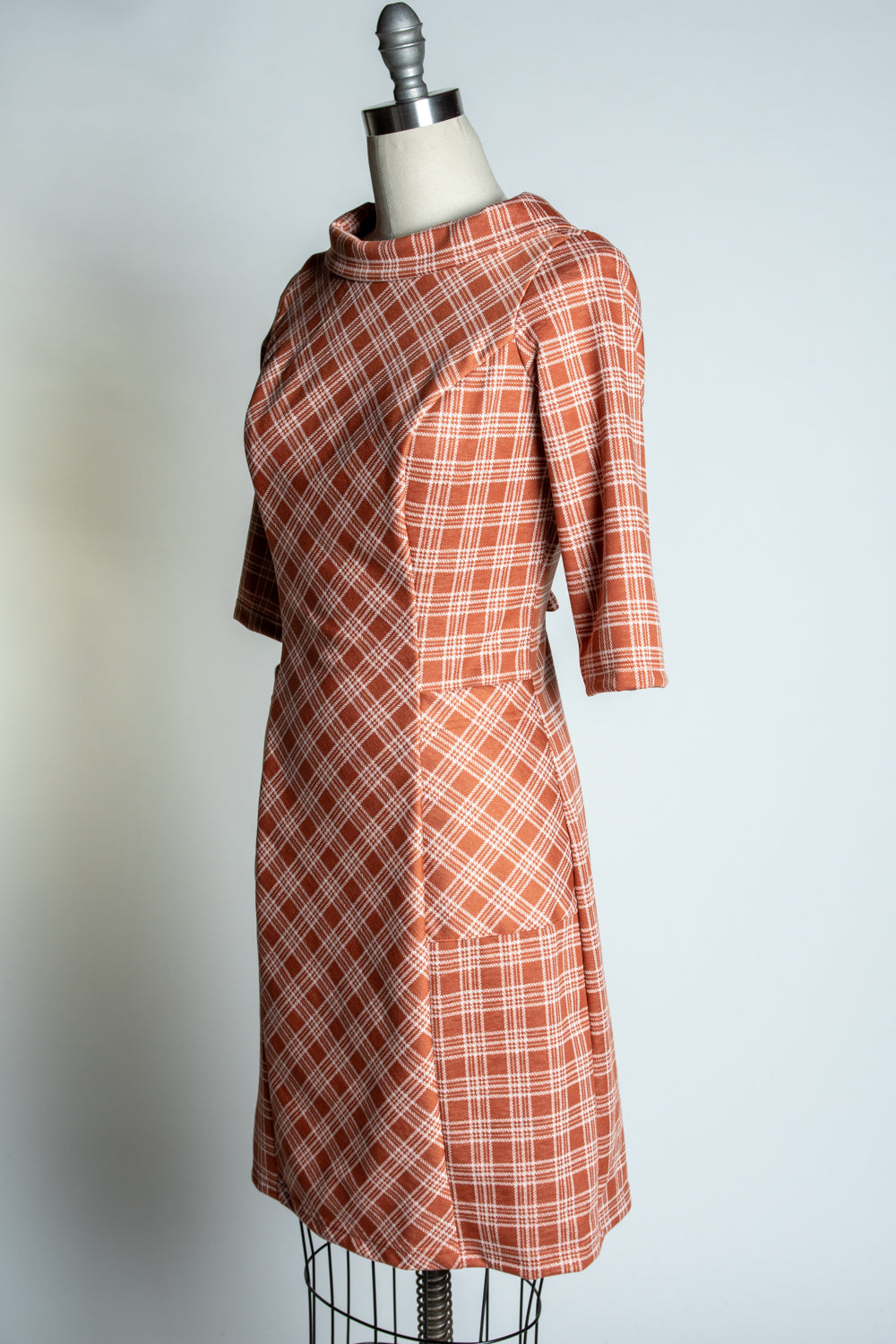 Dana Dress- Spice Plaid