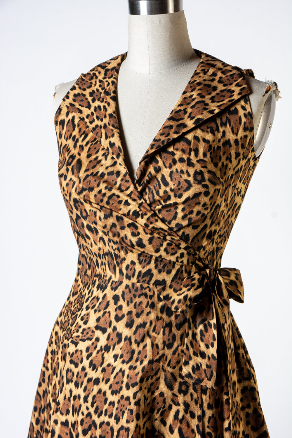 Darcy Wrap Dress- Leopard