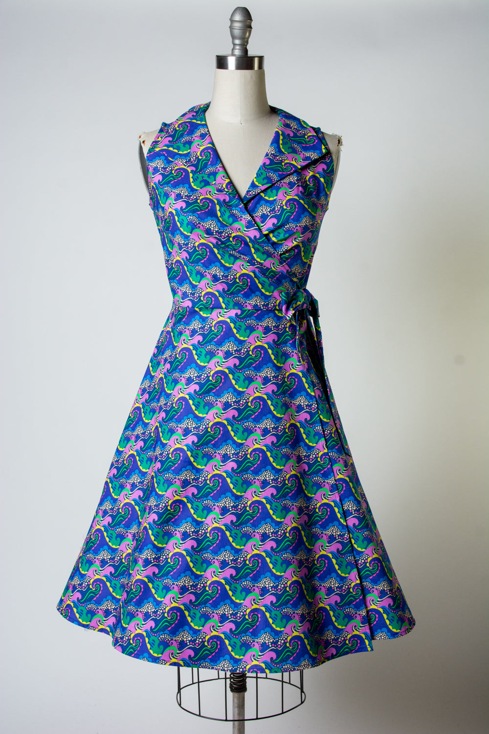 Darcy Wrap Dress- Wavey