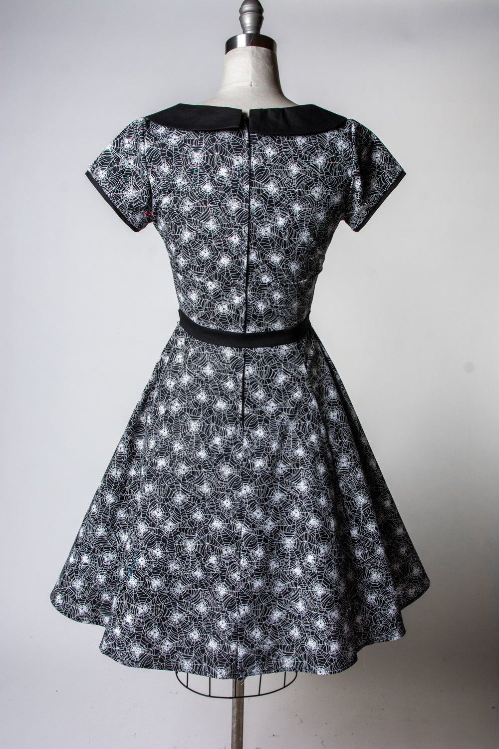 Darla Dress- Spiderwebs (glow-in-the-dark)