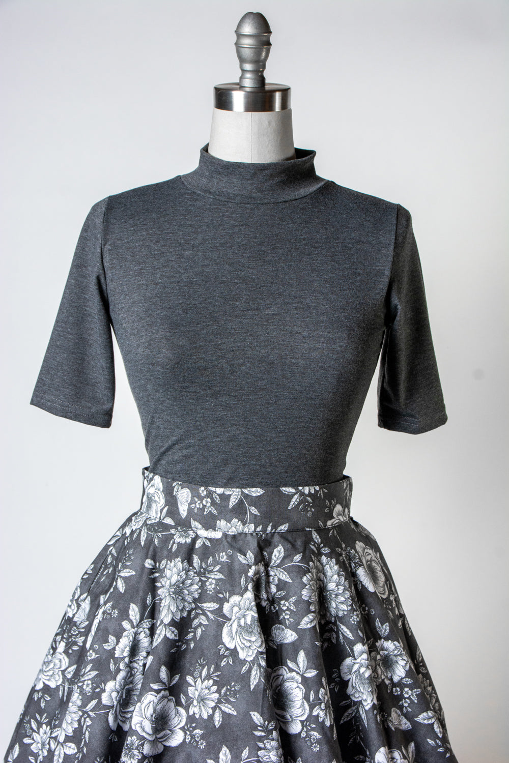 Denise Top - Charcoal