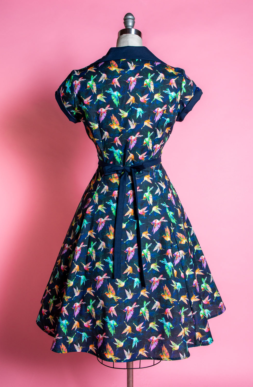 Diner Dress - Hummingbirds