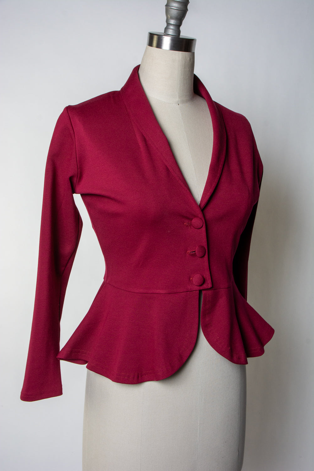 Diva Jacket - Burgundy
