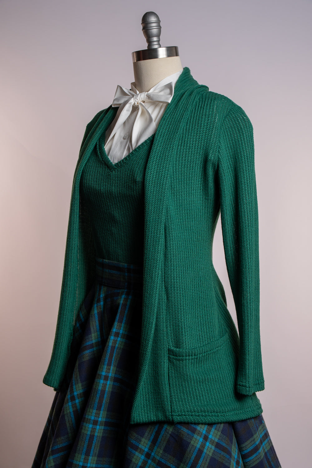 Dreamy Duster - Open Knit, Evergreen
