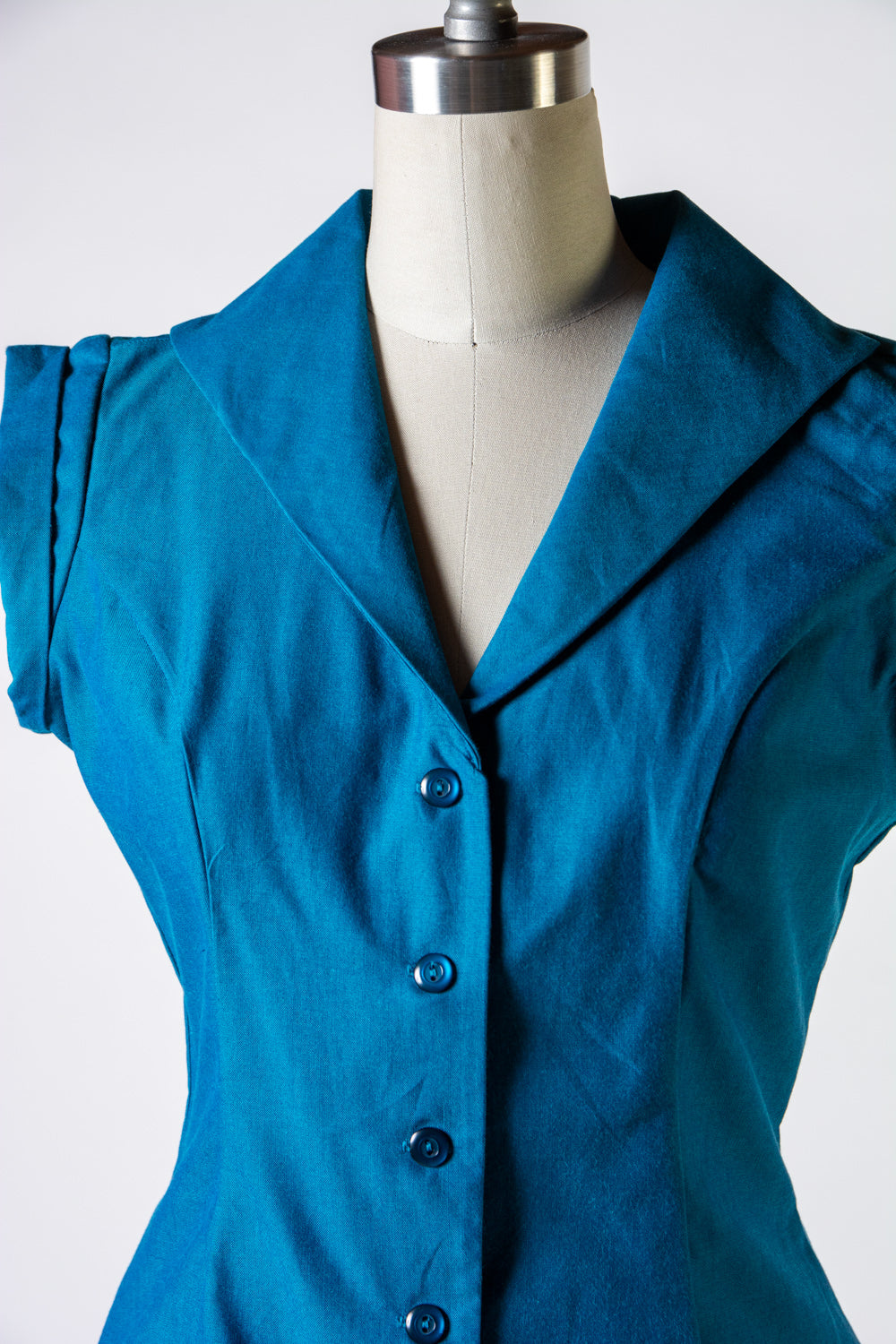 Erika Blouse - Sapphire