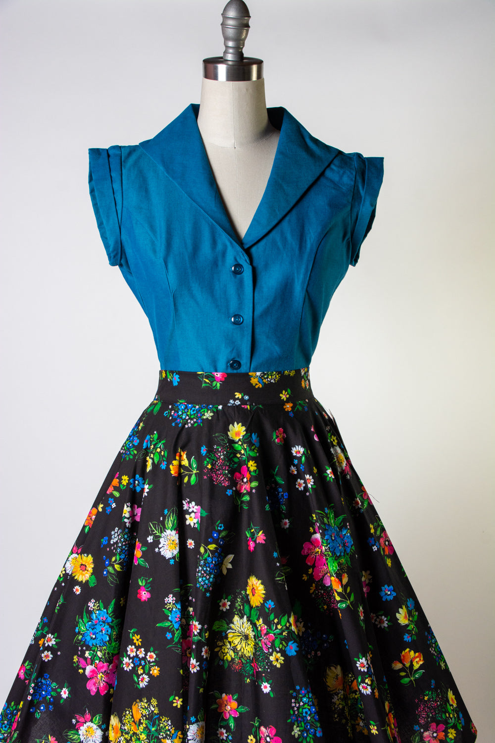 Erika Blouse - Sapphire