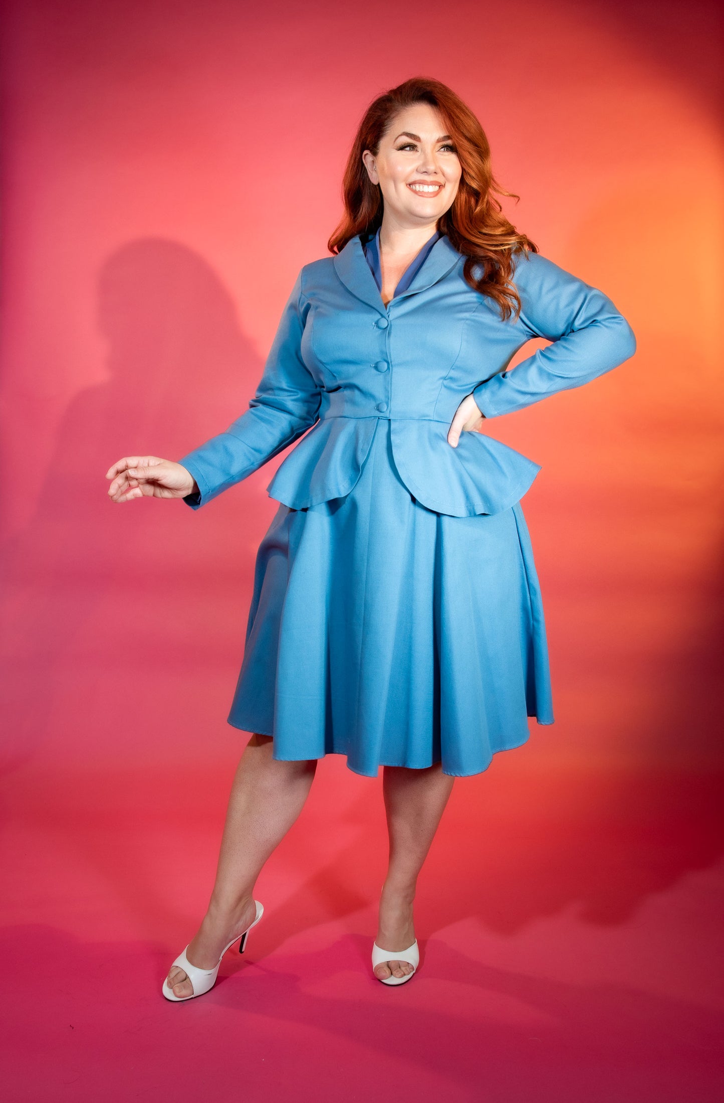 Diva Jacket- Canvas, Blue