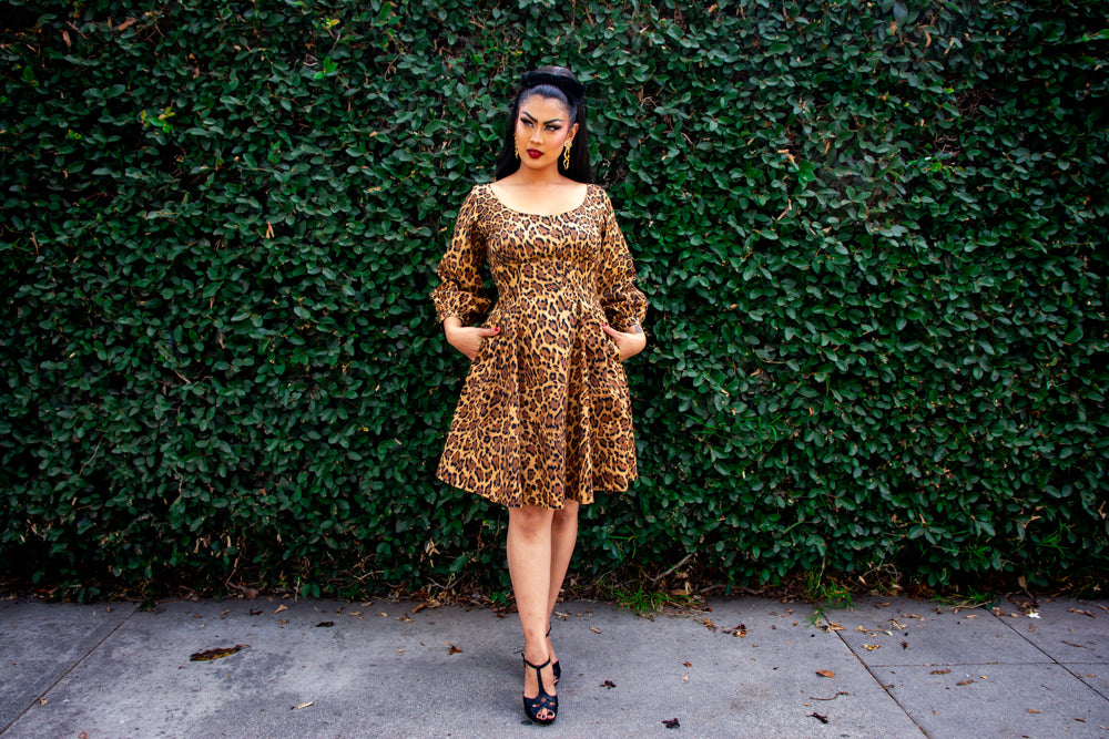 Jenni Dress- Leopard