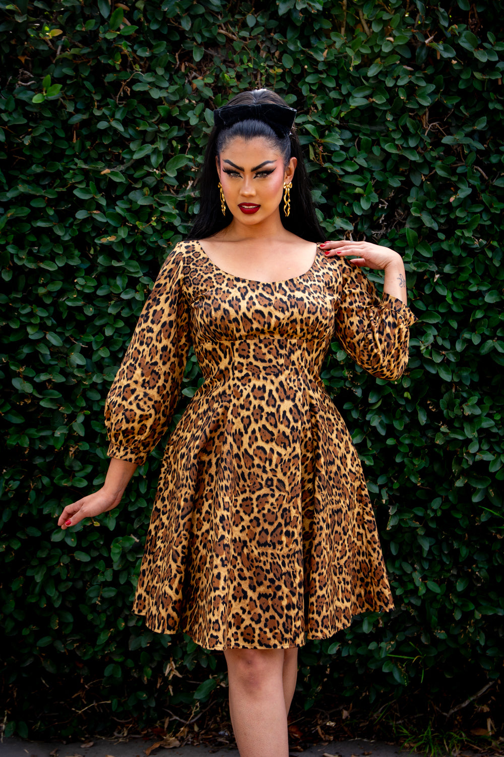Jenni Dress- Leopard