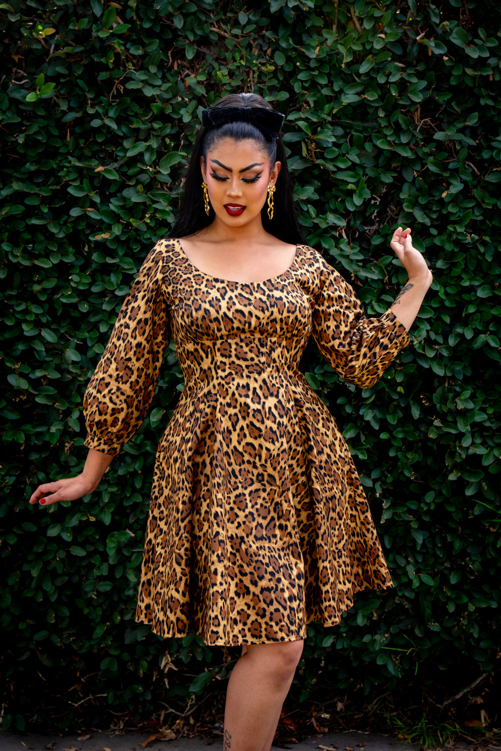 Jenni Dress- Leopard