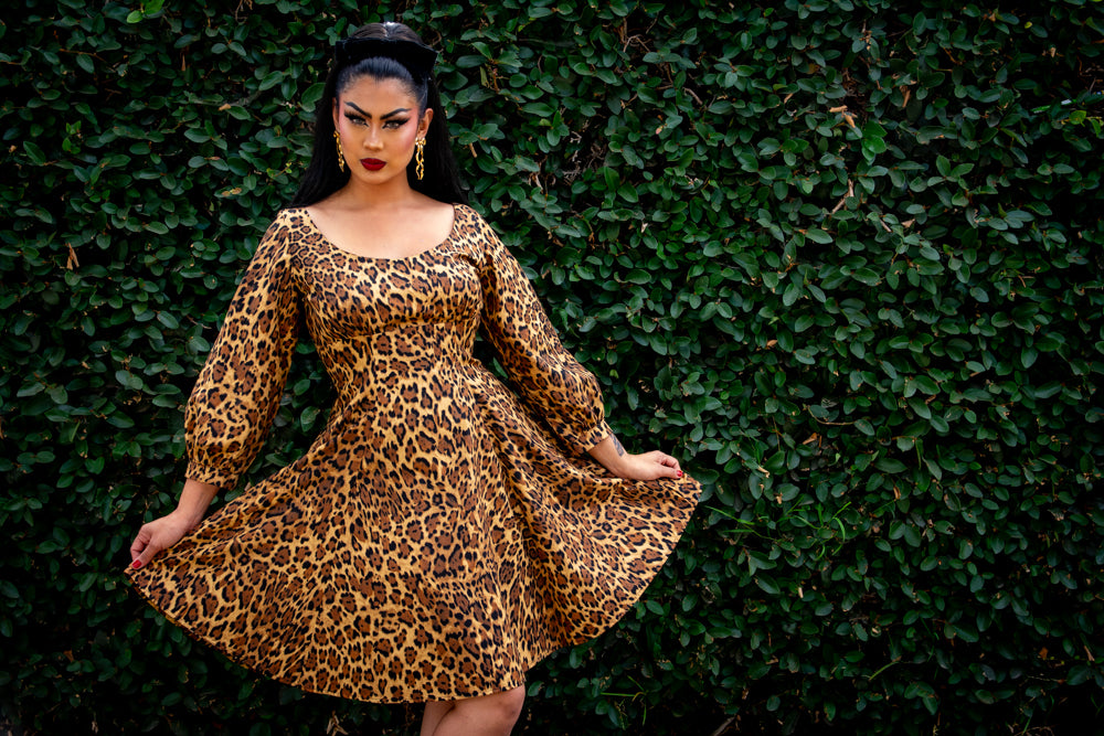 Jenni Dress- Leopard