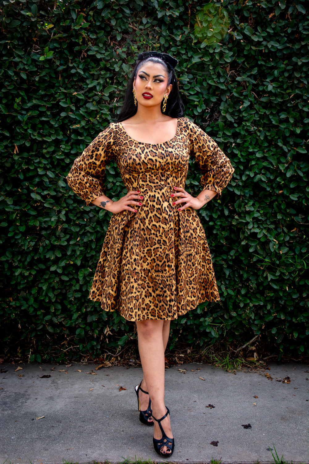 Jenni Dress- Leopard