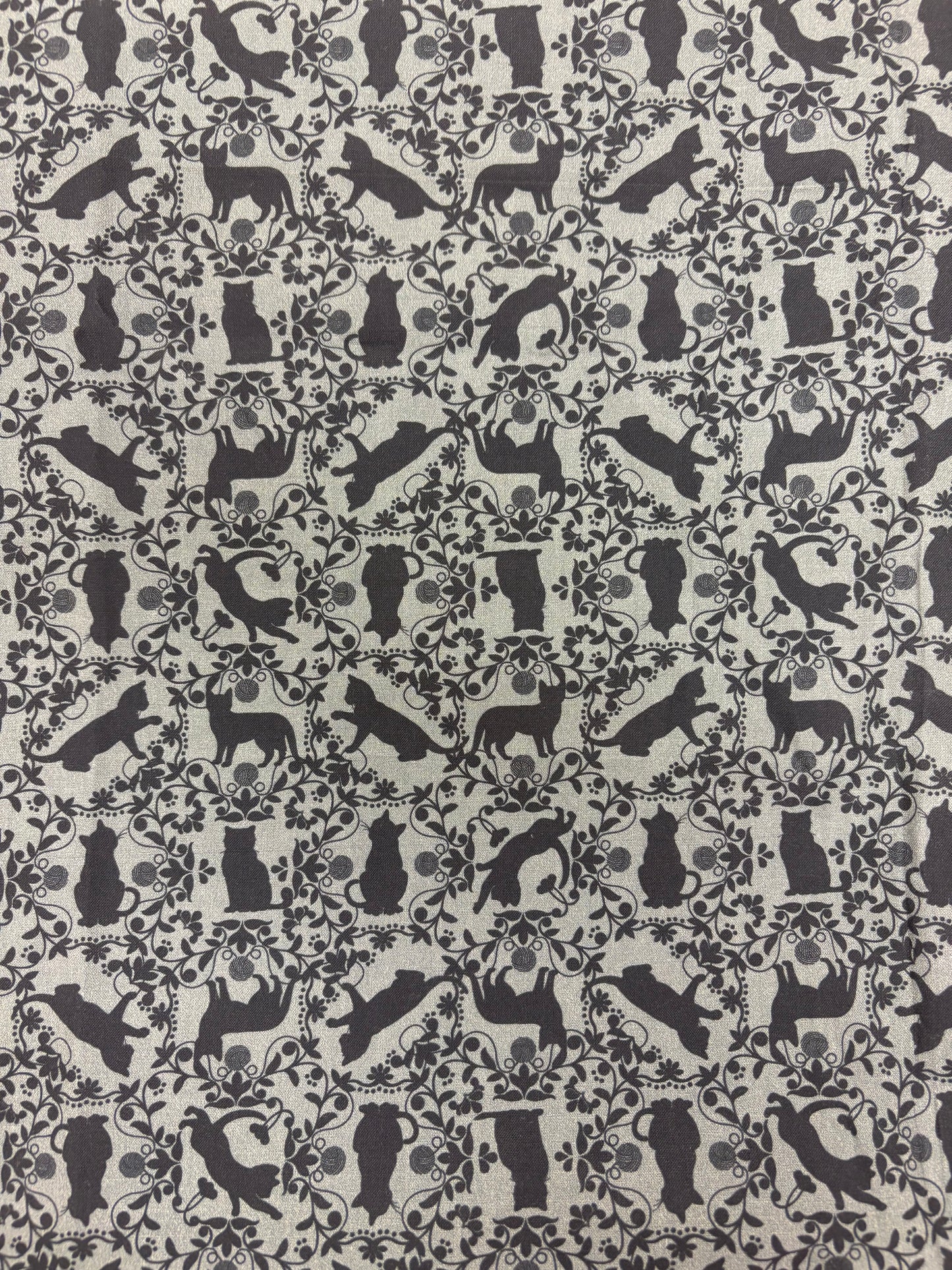 Little Black Cats Fabric *sale