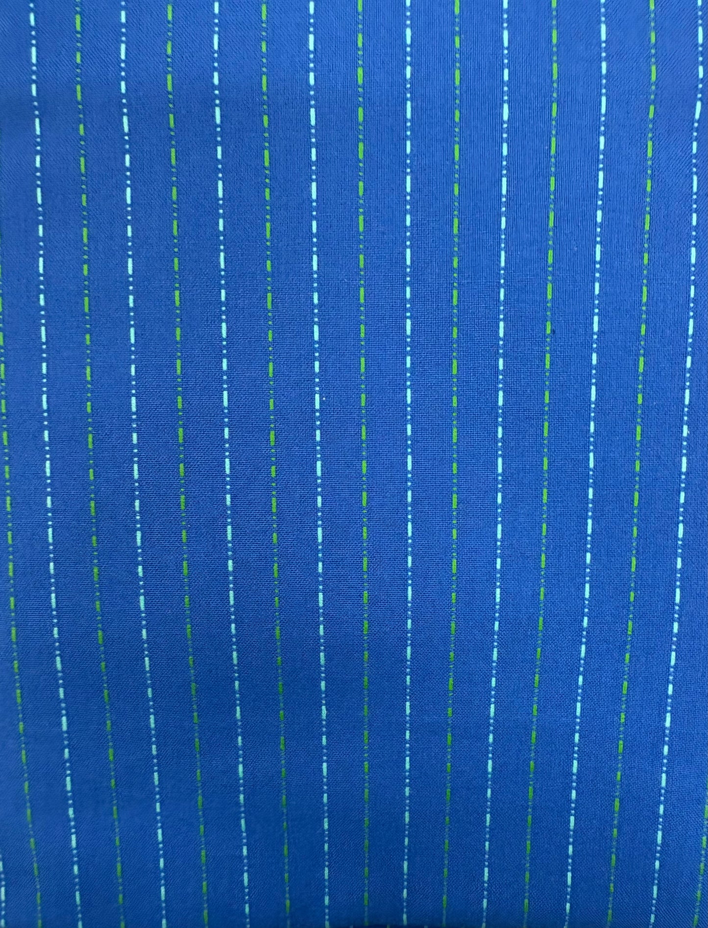 Stitch Stripe, Blue Fabric *sale