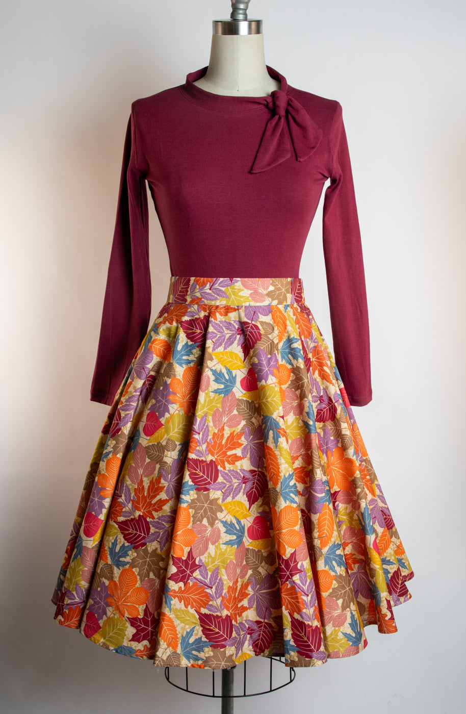 Iris Top - Burgundy