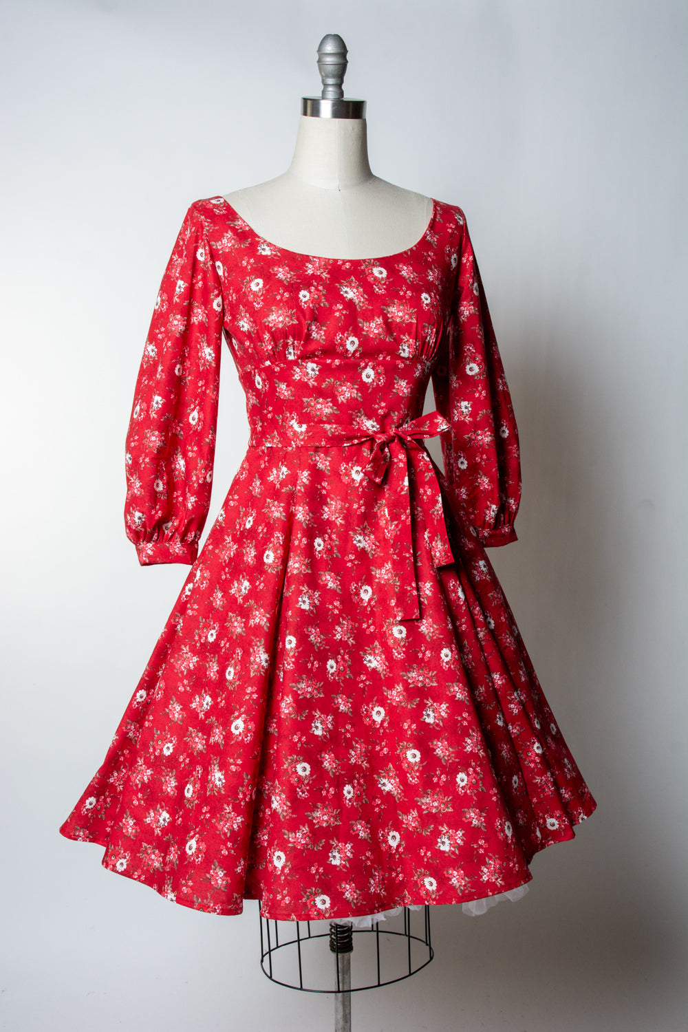 Jeanette Dress - Scarlet Floral