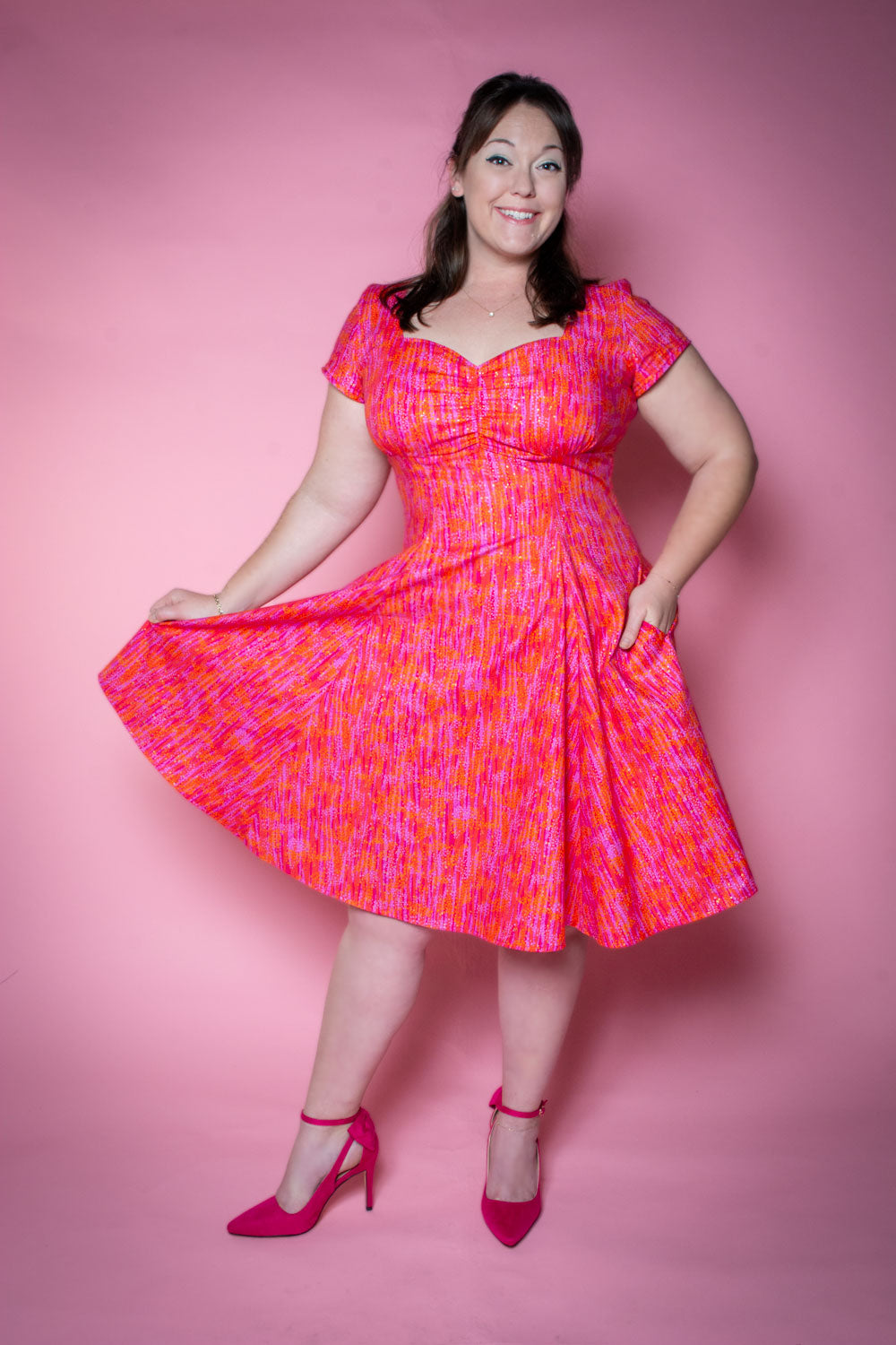 Bianca Dress - Pink Fizz