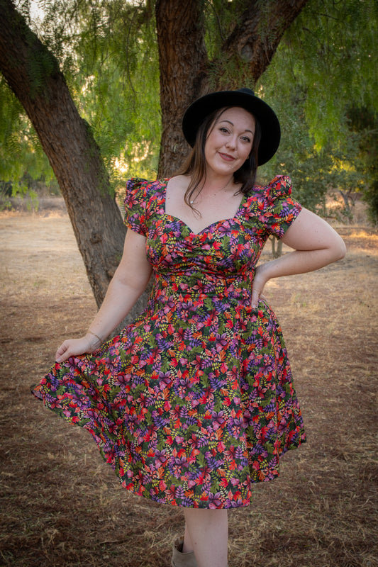 Bree Dress- Lovely Leaves