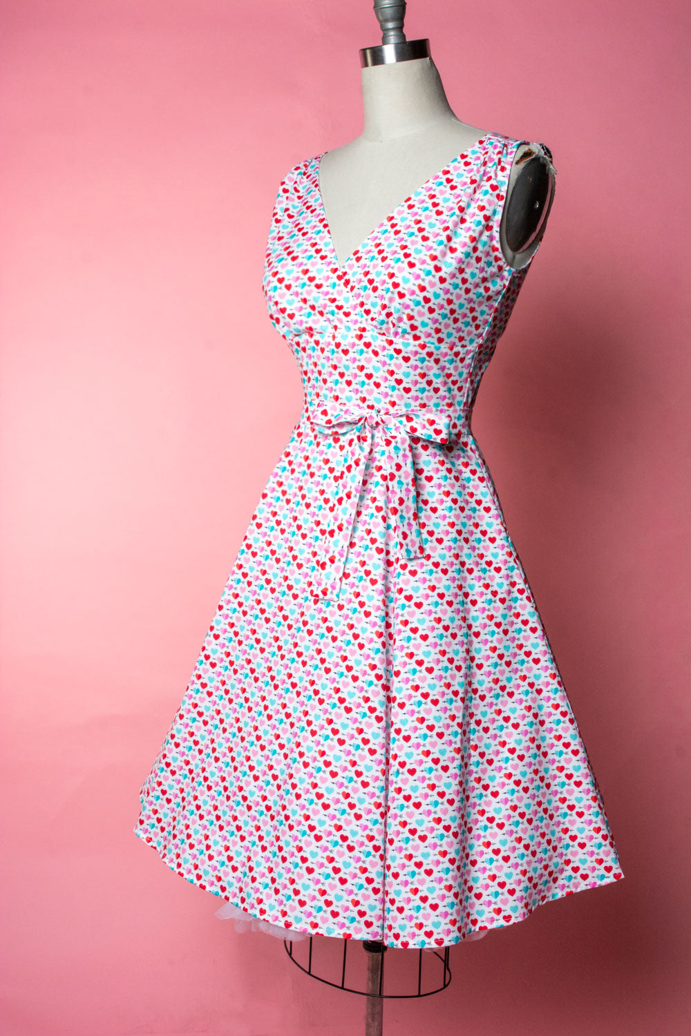 Marie Dress - Cupid's Arrow, White *sale