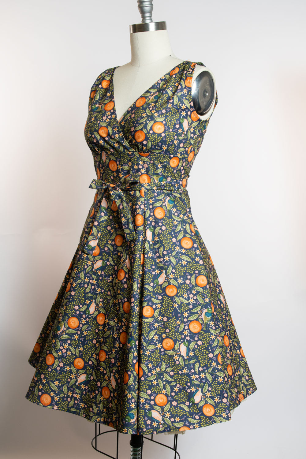 Marie Dress - Orange Grove