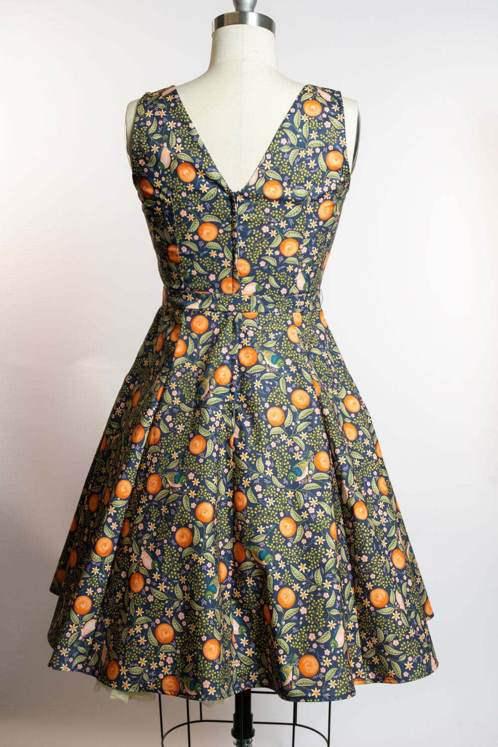 Marie Dress - Orange Grove