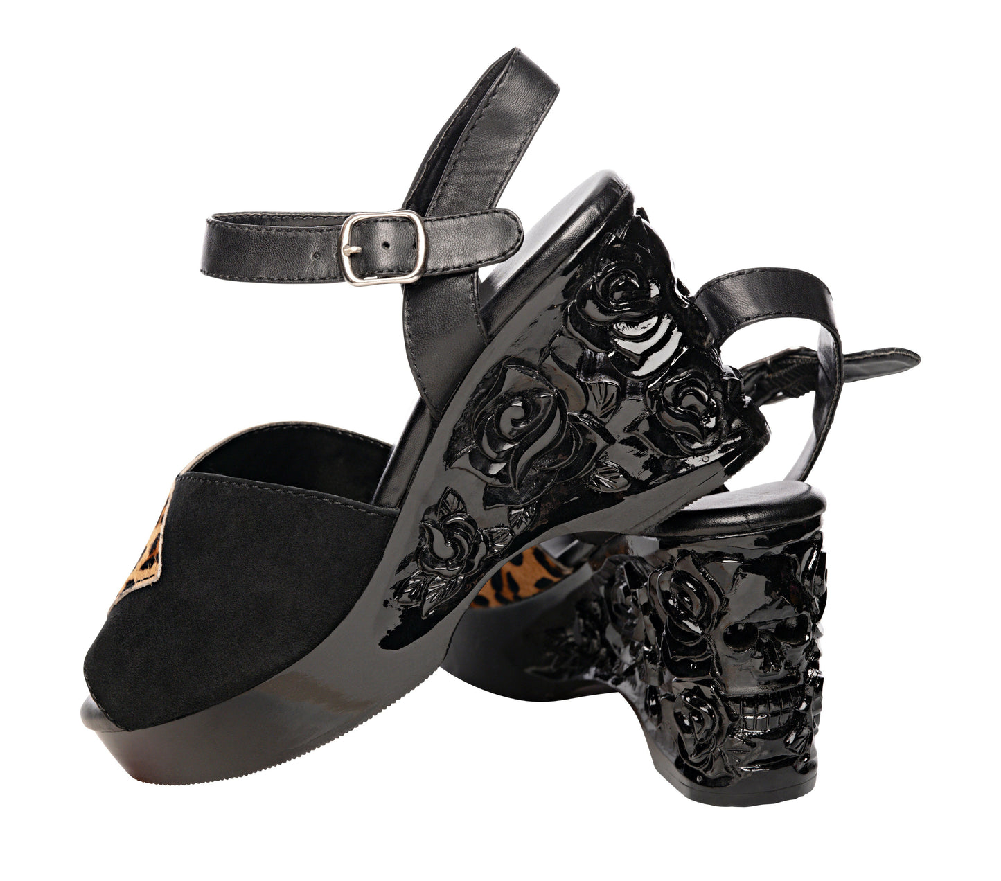 the Momento Mori - in Black and Leopard on Black