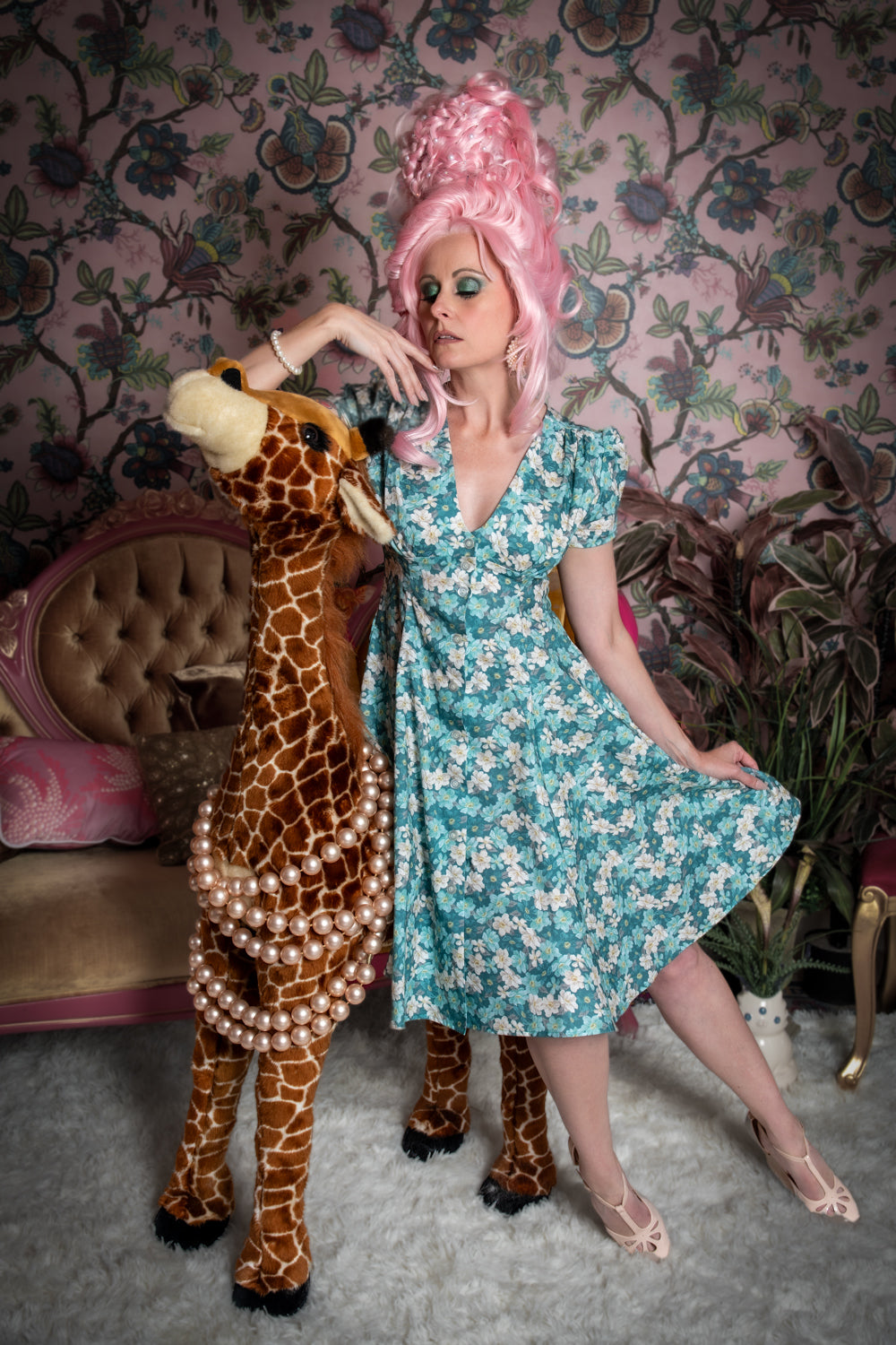 Millie Dress - Tea Time, Teal *sale
