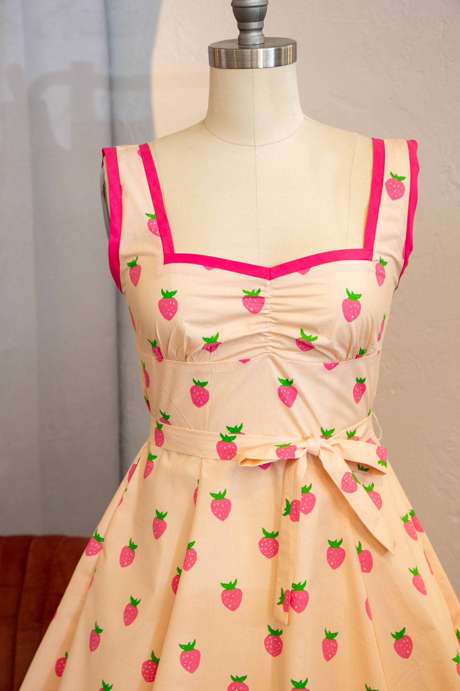 Sadie Dress - Pink Strawberry