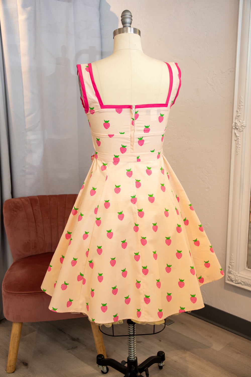 Sadie Dress - Pink Strawberry *sale