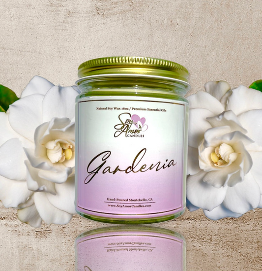 "Gardenia" 9 oz Candle by Soy Amore